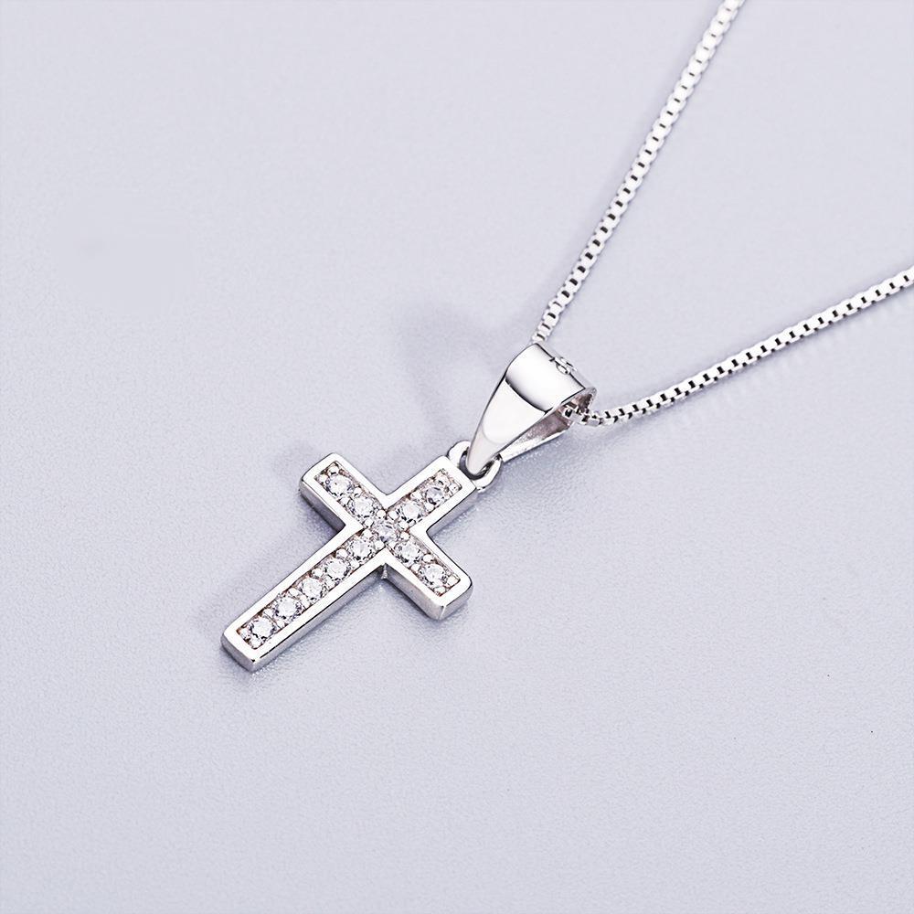 Accessories Pure Cross Necklace Diamond Pendant
