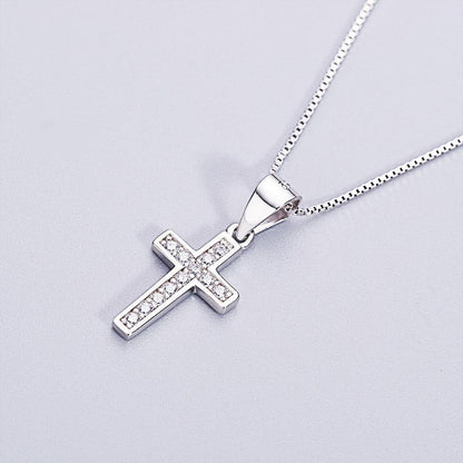 Accessories Pure Cross Necklace Diamond Pendant