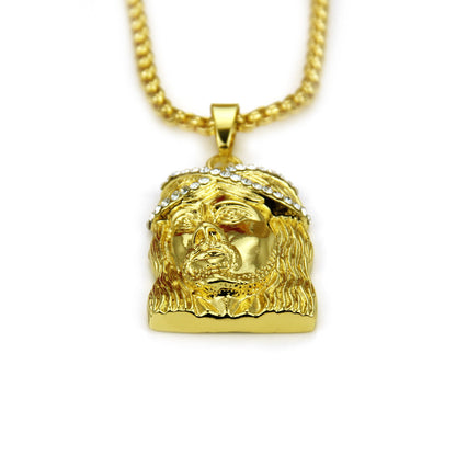 Head Portrait Hip-hop Pendant Necklace Jewelry