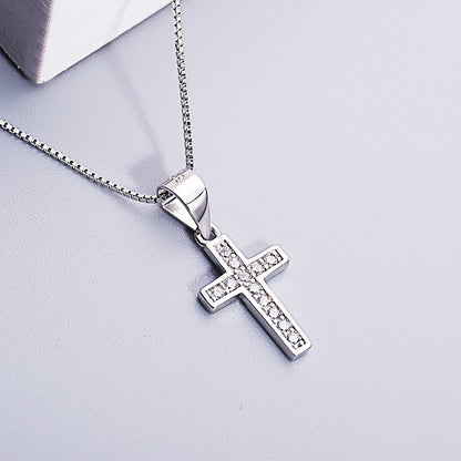 Accessories Pure Cross Necklace Diamond Pendant