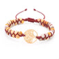 Woven Twine Double Tree of Life Yoga Bracelet