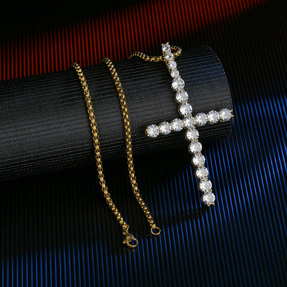 Fashion Trend Creative Cross Pendant Necklace