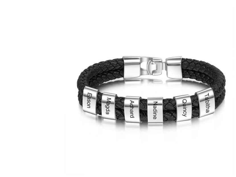 Leather Braided Men's Personality Couple Bracelet