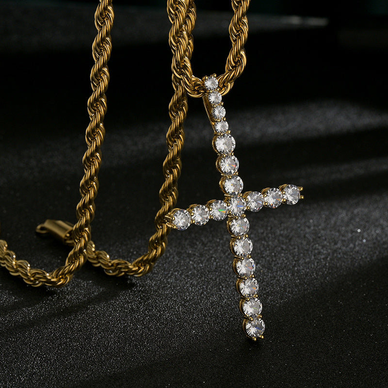 Fashion Trend Creative Cross Pendant Necklace