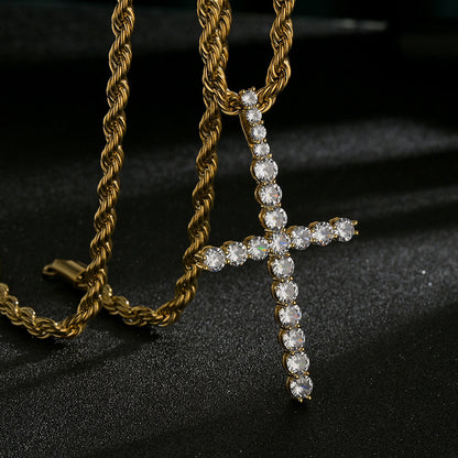Fashion Trend Creative Cross Pendant Necklace