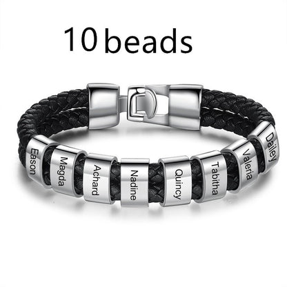 Leather Braided Men's Personality Couple Bracelet