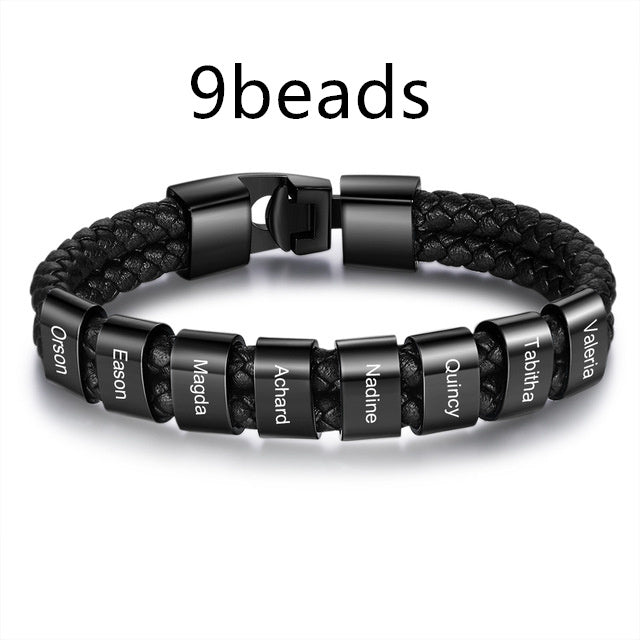 Leather Braided Men's Personality Couple Bracelet