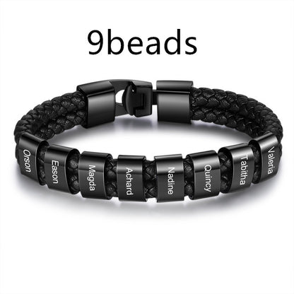 Leather Braided Men's Personality Couple Bracelet
