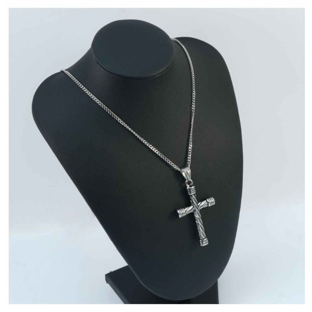 European And American Vintage Cross Necklace