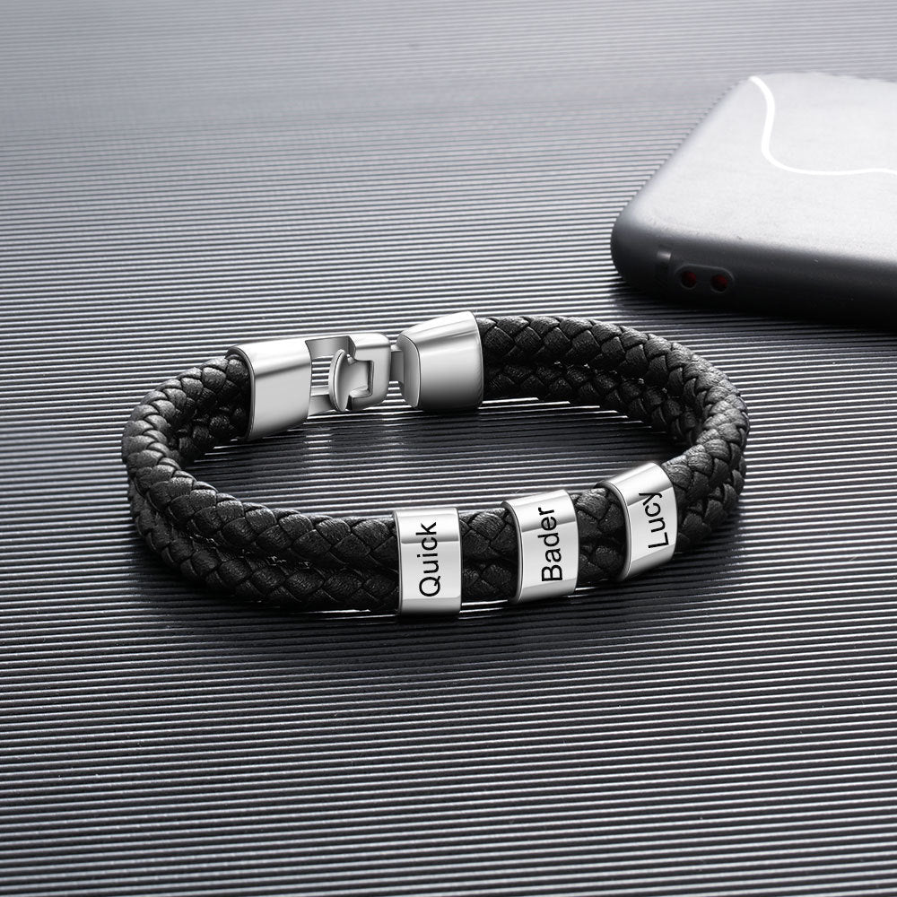 Leather Braided Men's Personality Couple Bracelet