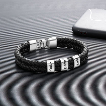 Leather Braided Men's Personality Couple Bracelet