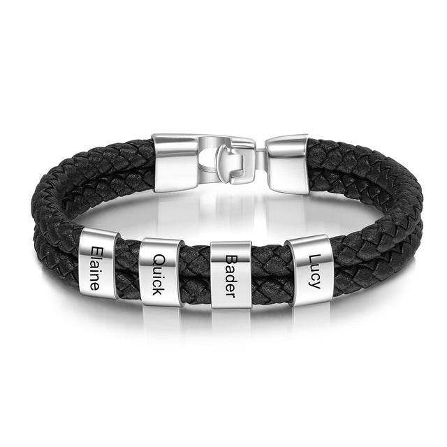 Leather Braided Men's Personality Couple Bracelet